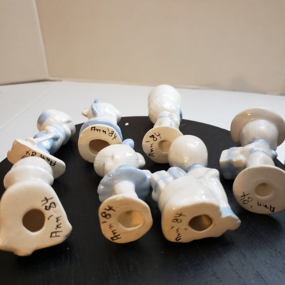 Porcelain child figures winter themed - Picture 11 of 12